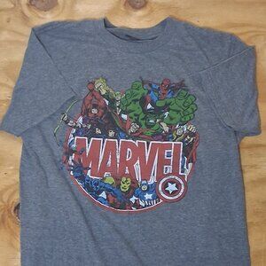 Marvel Avengers Logo T-Shirt – Size Large – Graphic Tee